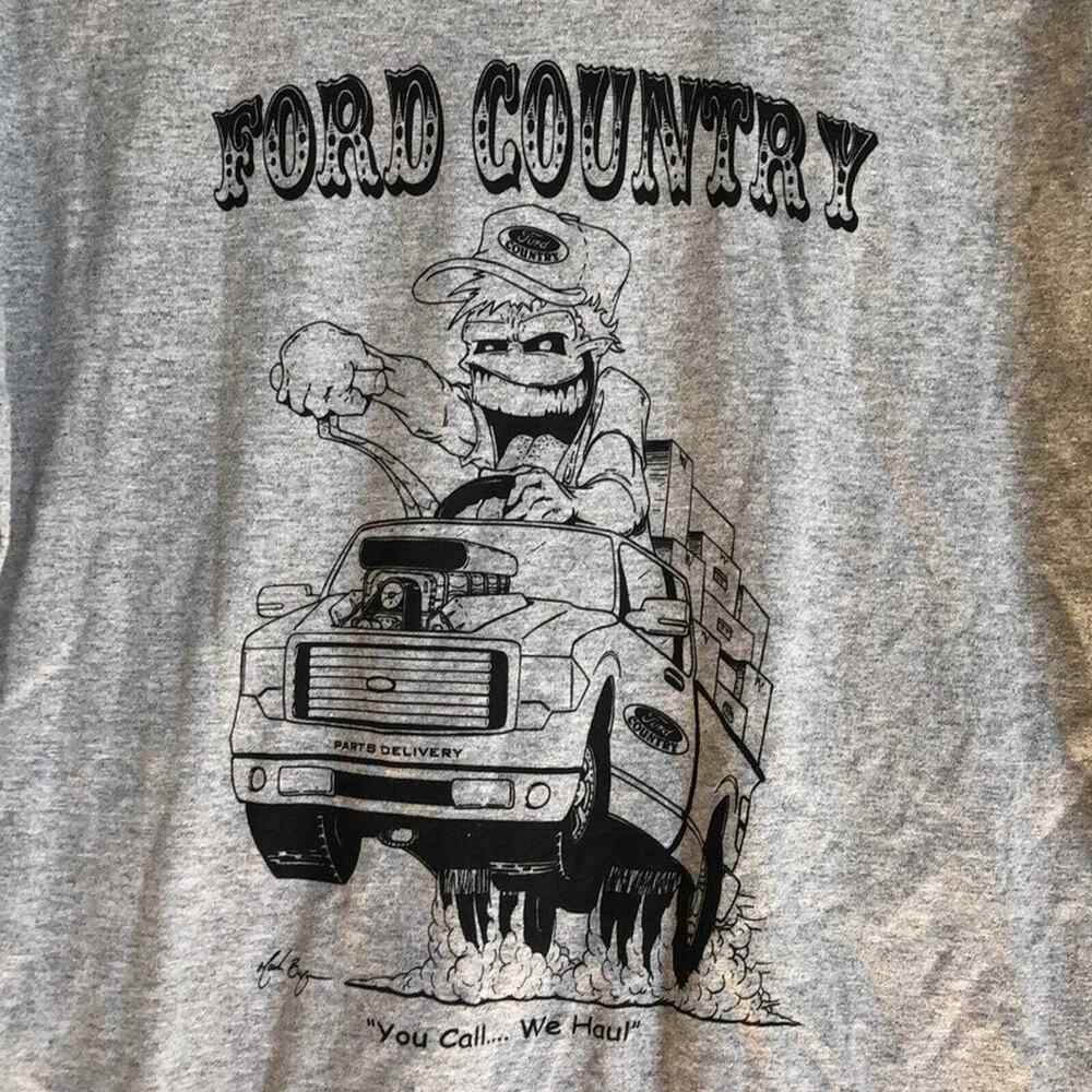 Ford country “You Call...We Haul” trucker tee Gray T Shirt Men’s Size XL